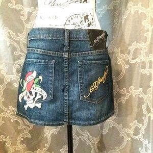 🇺🇸Ed Hardy mini skirt